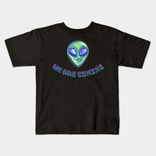 Alien invasion Kids T-Shirt